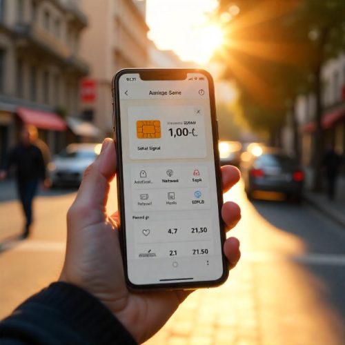 SIM card management app